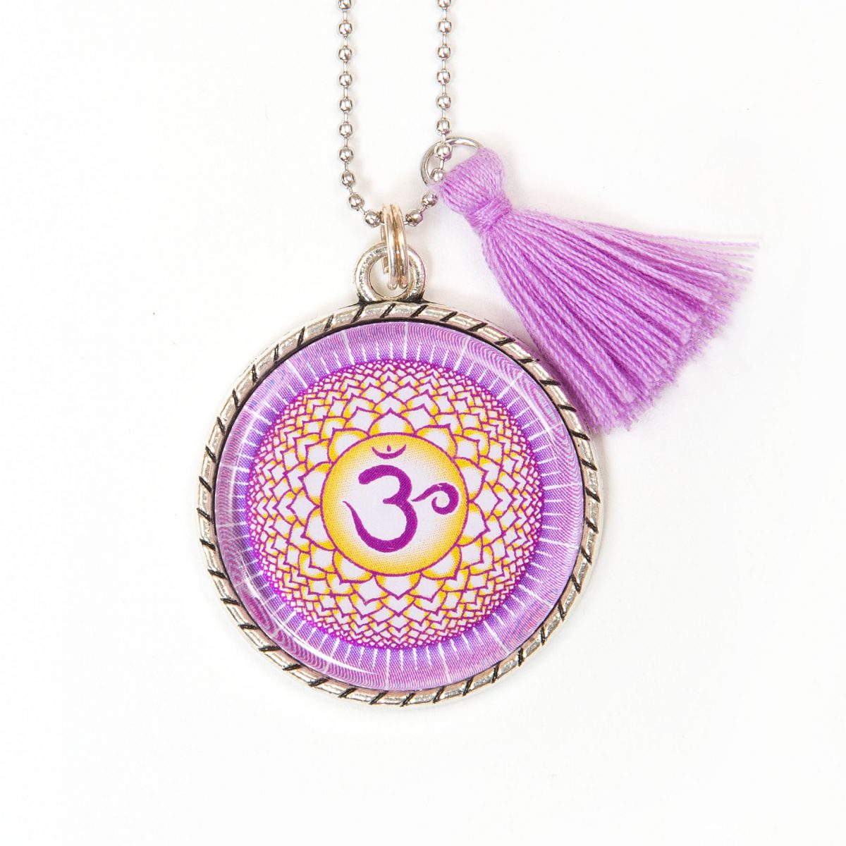 Chakra Halskette Kronenchakra Symbol